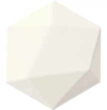 arte origami white hex csempe 11x12,5 cm