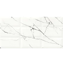 cersanit arce white structure glossy csempe 29,7x60 cm