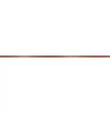 cersanit metal copper border glossy 1x74 cm