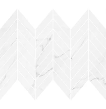 cersanit marinel white chevron mozaik glossy 25,5x29,8 cm