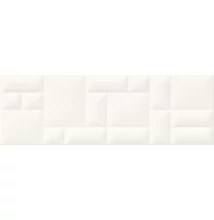cersanit pillow game white sturcture csempe 29x89 cm