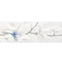 cersanit stone flowers grey inserto dekor 25x75 cm