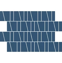 cersanit zambezi blue trapeze mosaic matt 20x29,5 cm
