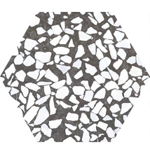 cifre riazza hex nero 23,2x26,7 cm