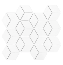 dunin mini rombic white 48 mozaik 30,7x26,8 cm