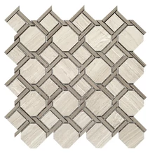 dunin manorial woodstone grey nodum glossy mozaik 28x28x1 cm