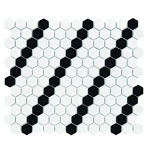 dunin mini hexagon b&amp;w lean mozaik 26x30 cm