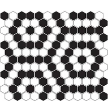 dunin mini hexagon b&amp;w nano mozaik 26x30 cm