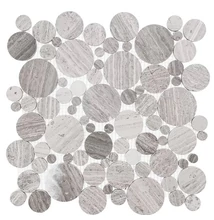 dunin woodstone grey dot glossy mozaik 30,5x30,5 cm