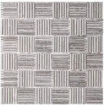 dunin woodstone grey tatami 48 glossy mozaik 30,5x30,5 cm
