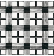 equipe caprice deco cloth b&w 20x20 cm