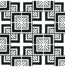 equipe caprice deco metropolitan b&w 20x20 cm