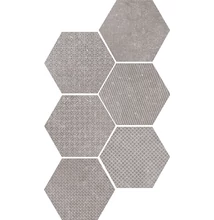 EQUIPE CORALSTONE HEXAGON MELANGE GREY 29,2X25,4