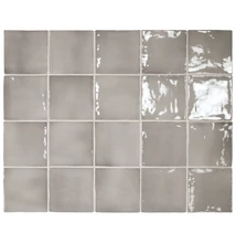 equipe manacor mercury grey csempe 10x10 cm
