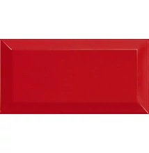 equipe metro rosso csempe 7,5x15 cm