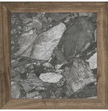 fanal heritage losanga stone black mate padlólap 90x90 cm