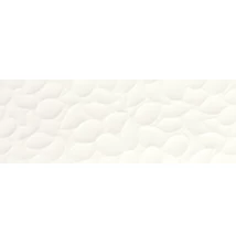 love genesis leaf white matt ret csempe 35x100 cm