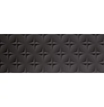 love genesis stellar black matt ret csempe 45x120 cm