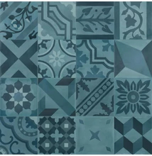 marazzi d_segni blend decoro mix azzurro M607 20x20 cm