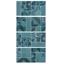 marazzi d_segni blend azzurro mosaico M8WR 19x38 cm