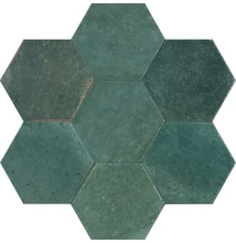 marazzi lume esagona green csempe MFFG 21x18,2 cm