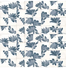 marazzi rice bianco decoro blossom csempe M9JA 15x15 cm