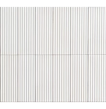 marazzi rice bianco struttura pleat 3D csempe M96H 7,5x20 cm