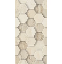 kwadro sunlight stone beige geometryk csempe 30x60 cm