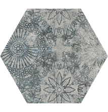 paradyz sweet grey heksagon struktura fali csempe 19,8x17,1 cm