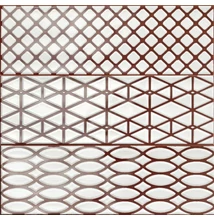 ragno brick glossy decor purple R4KU 10x30 cm