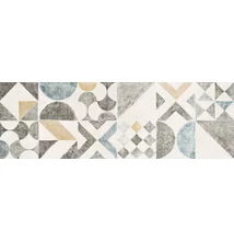 ragno cocciopesto decoro caleido bianco R5UX 40x120 cm