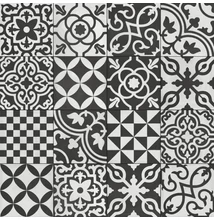 ragno contrasti decoro mix antracite R7GZ 20x20 cm