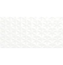 ragno fantasy bianco lux struttura prisma 3D csempe R57F 30x60 cm