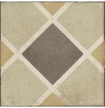 ragno ottocento decoro tappeto1 ambra R86R 20x20 cm