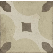 ragno ottocento decoro tappeto6 ambra R86W 20x20 cm