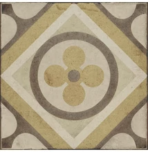 ragno ottocento decoro tappeto7 ambra R86X 20x20 cm