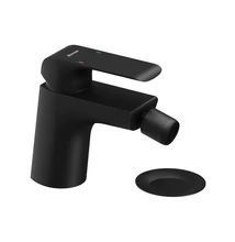 ravak flat black fekete álló bidécsaptelep click-clack leeresztővel, fl 055.20