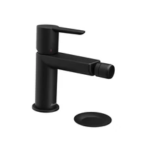 ravak puri black fekete álló bidécsaptelep clikk-clakk leeresztővel 155mm, pu 055.20