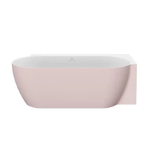 ravak freedom corner II tec r térbenálló akrilkád 175x86 fehér/ alabaster pink