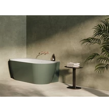 ravak freedom corner II tec L térbenálló akrilkád 175x86 fehér/gey green 