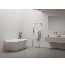 ravak freedom wall II tec térbenálló akrilkád 170x87 fehér/ alabaster pink, króm lefolyóval