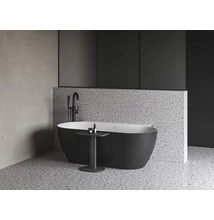 ravak freedom wall II tec térbenálló akrilkád 170x87 fehér/ grey green, króm lefolyóval