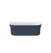ravak ypsilon térbenálló akrilkád 180x80 fehér, deepsea blue , fehér túlfolyóval