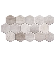 realonda hex sequioa white 26,5x51 cm