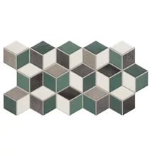realonda rhombus emerald 26,5x51 cm