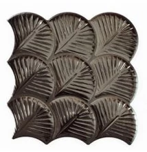 realonda scale shell antracite csempe 30,7x30,7 cm