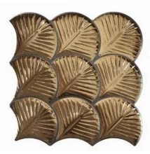 realonda scale shell gold csempe 30,7x30,7 cm