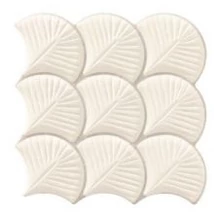 realonda scale shell white csempe 30,7x30,7 cm