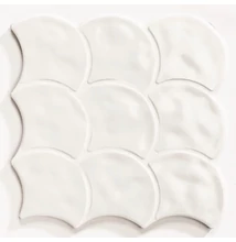 realonda scale gloss white csempe 30,7x30,7 cm