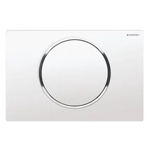 Geberit Sigma 10 fényes fehér műanyag nyomólap